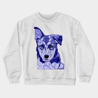 Rufus in Blue Crewneck Sweatshirt